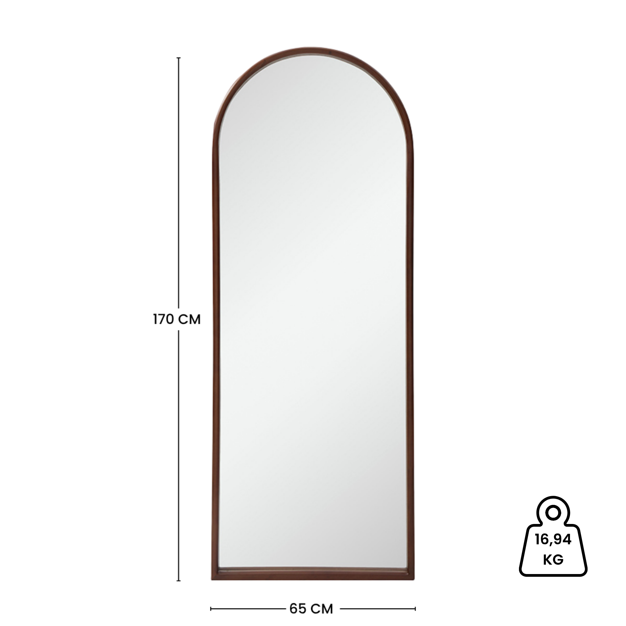 sia-victoria-miroir-melin-arche-marron-65x170-cm image 6