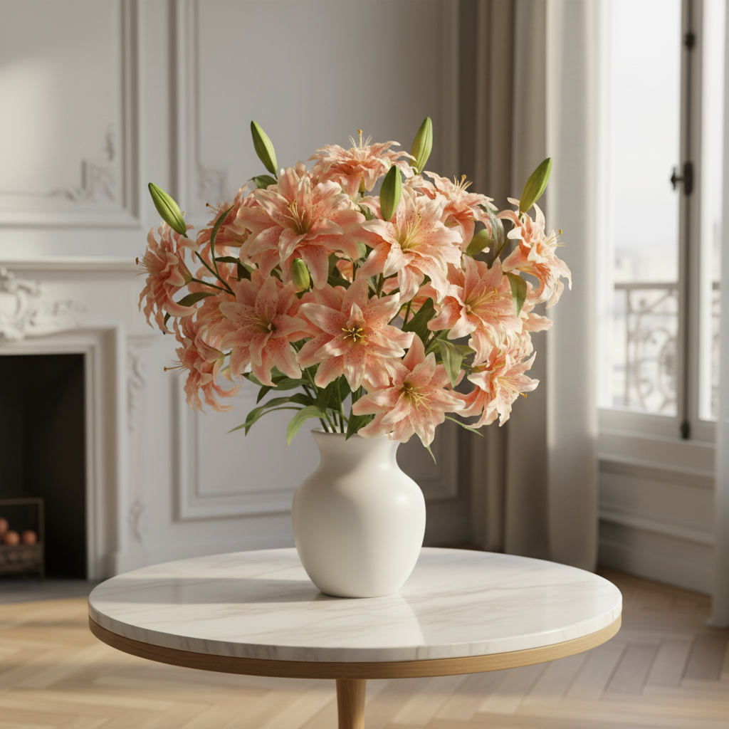 sia-noah-lys-oriental-double-tige-70-cm-orange-cr-me image 2