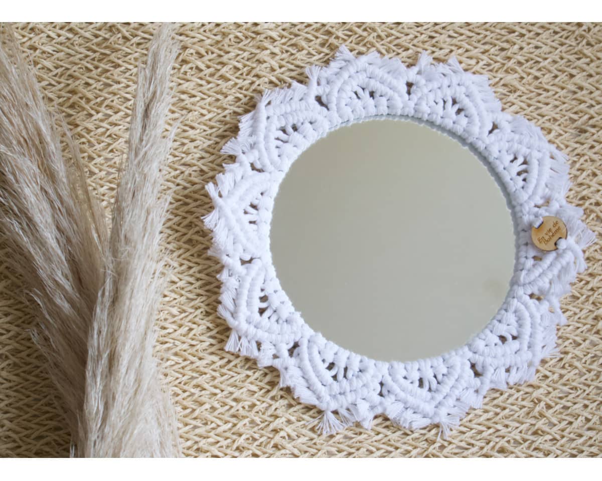 am-cla-miroirs-couronnes-miroir-macram-blanc-rond-20-cm image 7