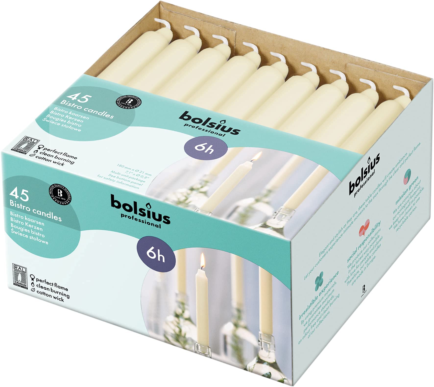 bolsius-bougies-de-d-ner-coniques-18-cm-ivoire-x45-6h image 8