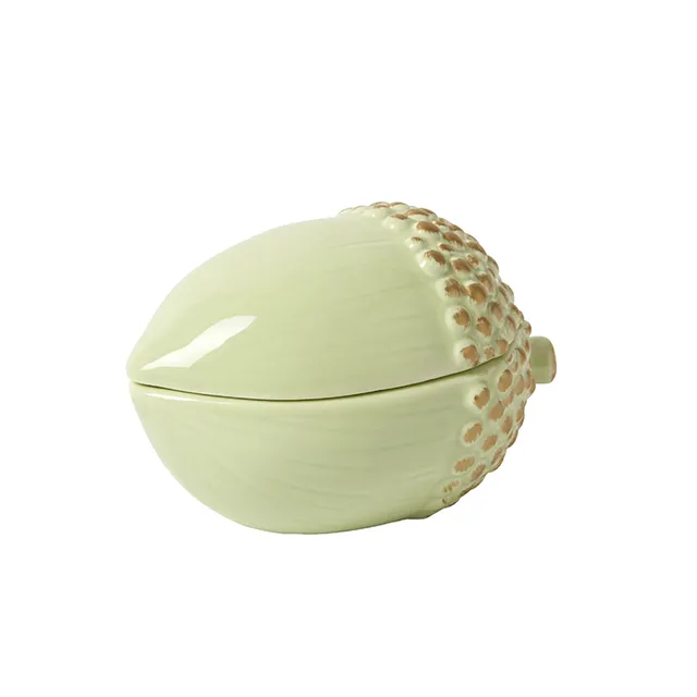 sia-charlie-klaus-bo-te-d-corative-verte-pomme-de-pin image 1