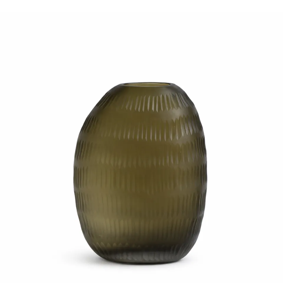 sia-deco-antica-verdalys-vase-verre-vert-25-cm-souffl image 1