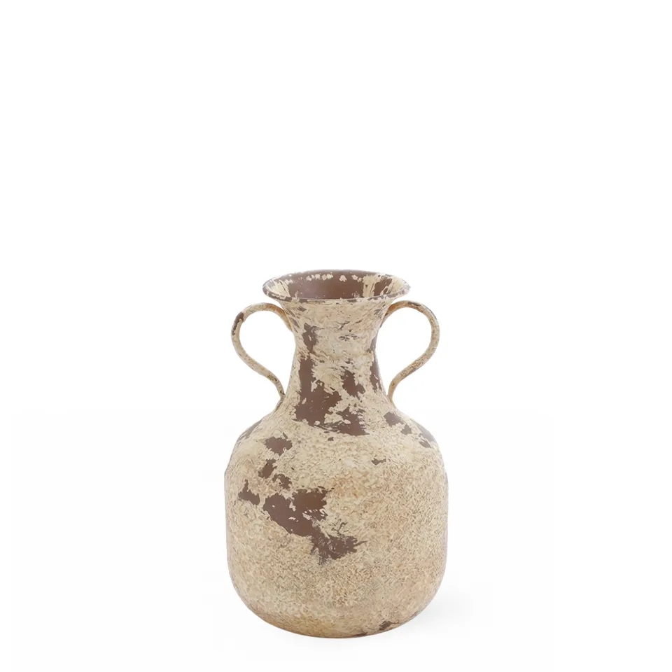 sia-antica-arka-vase-m-tal-34-cm-marron-vieilli image 1