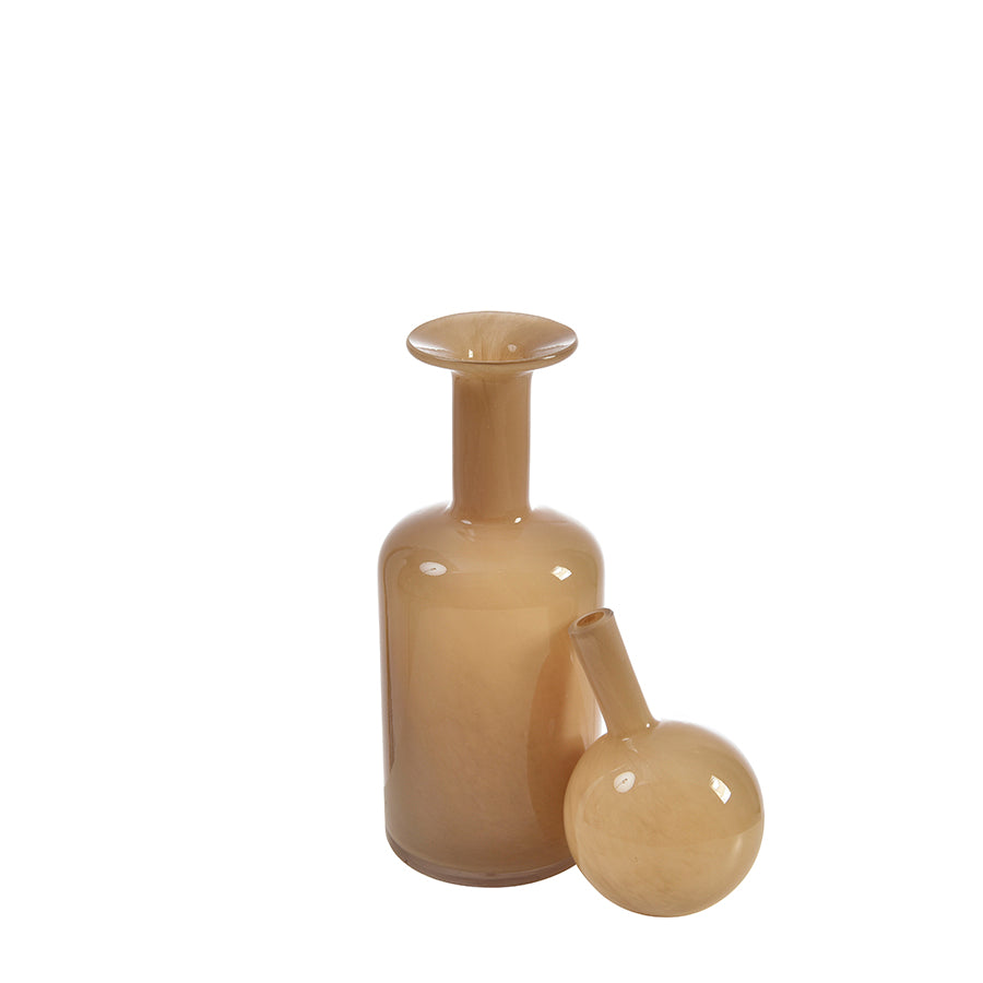 sia-deco-antica-vase-en-verre-nude-beige-34-cm image 7