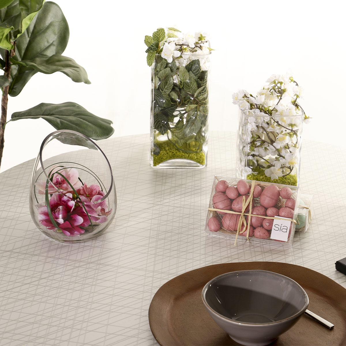 sia-deco-antica-vanity-petit-vase-transparent-16-cm-bulle image 4