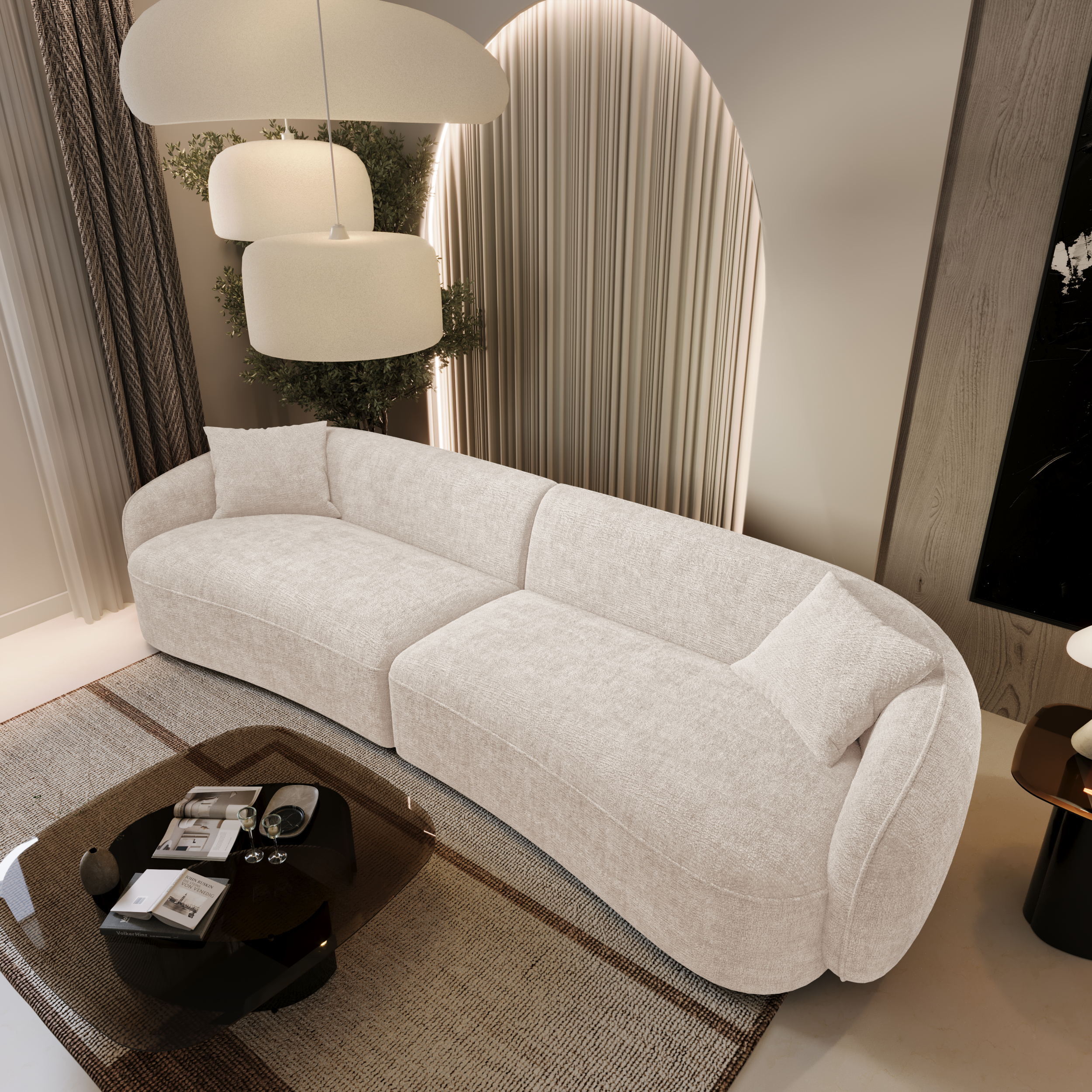 sia-deco-haussmann-c-line-canap-droit-cr-me image 2