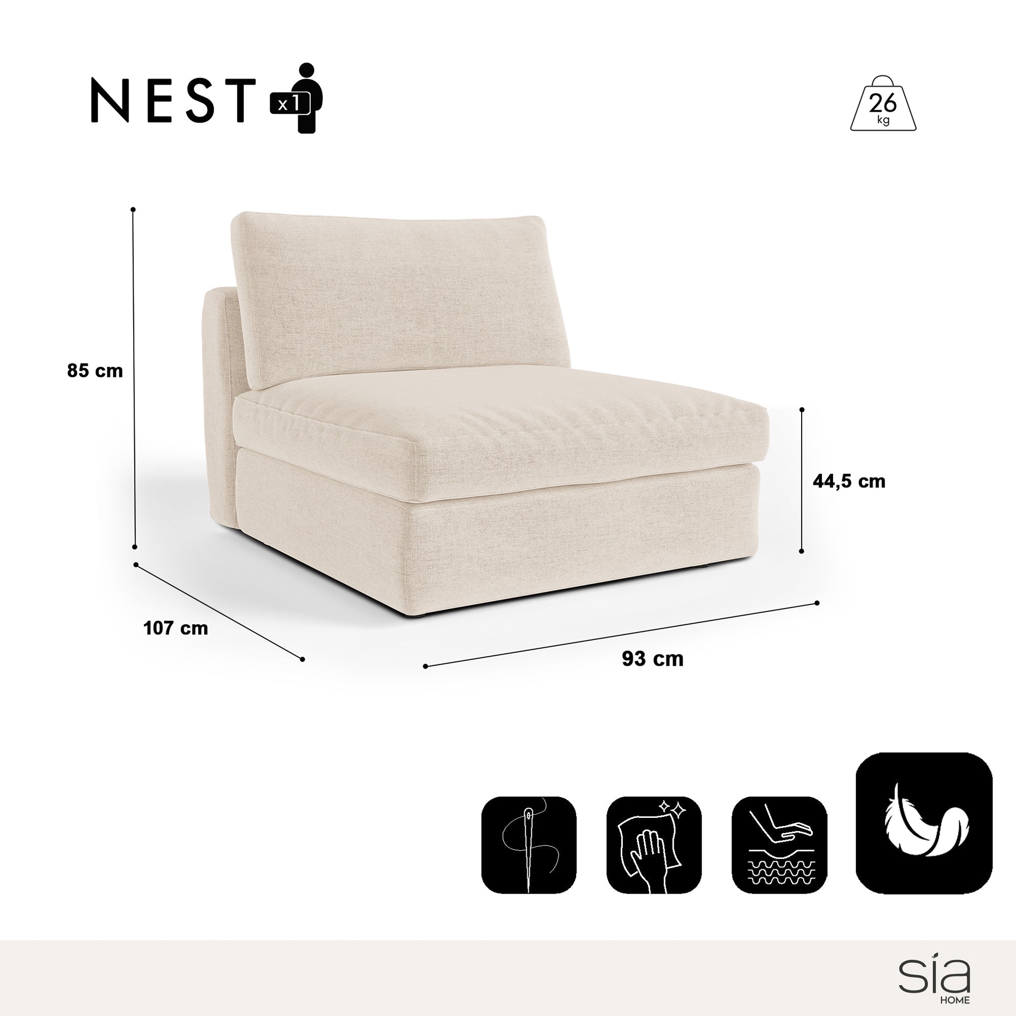 sia-nooma-nest-fauteuil-beige-modulable image 6