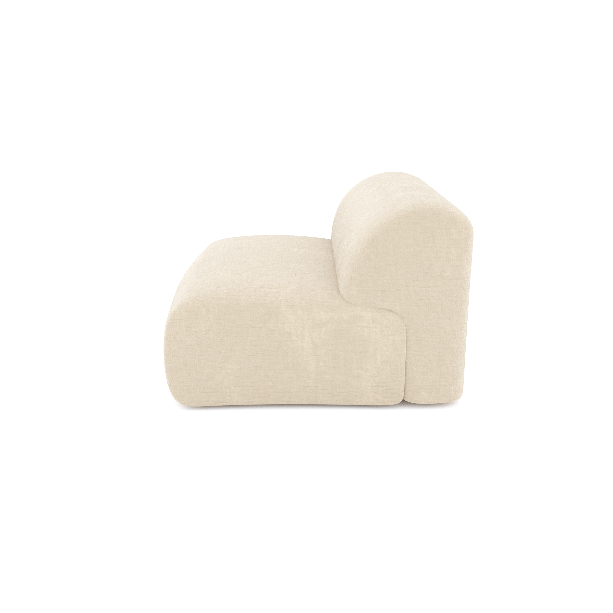 sia-deco-myra-fauteuil-sans-accoudoirs-cr-me image 3