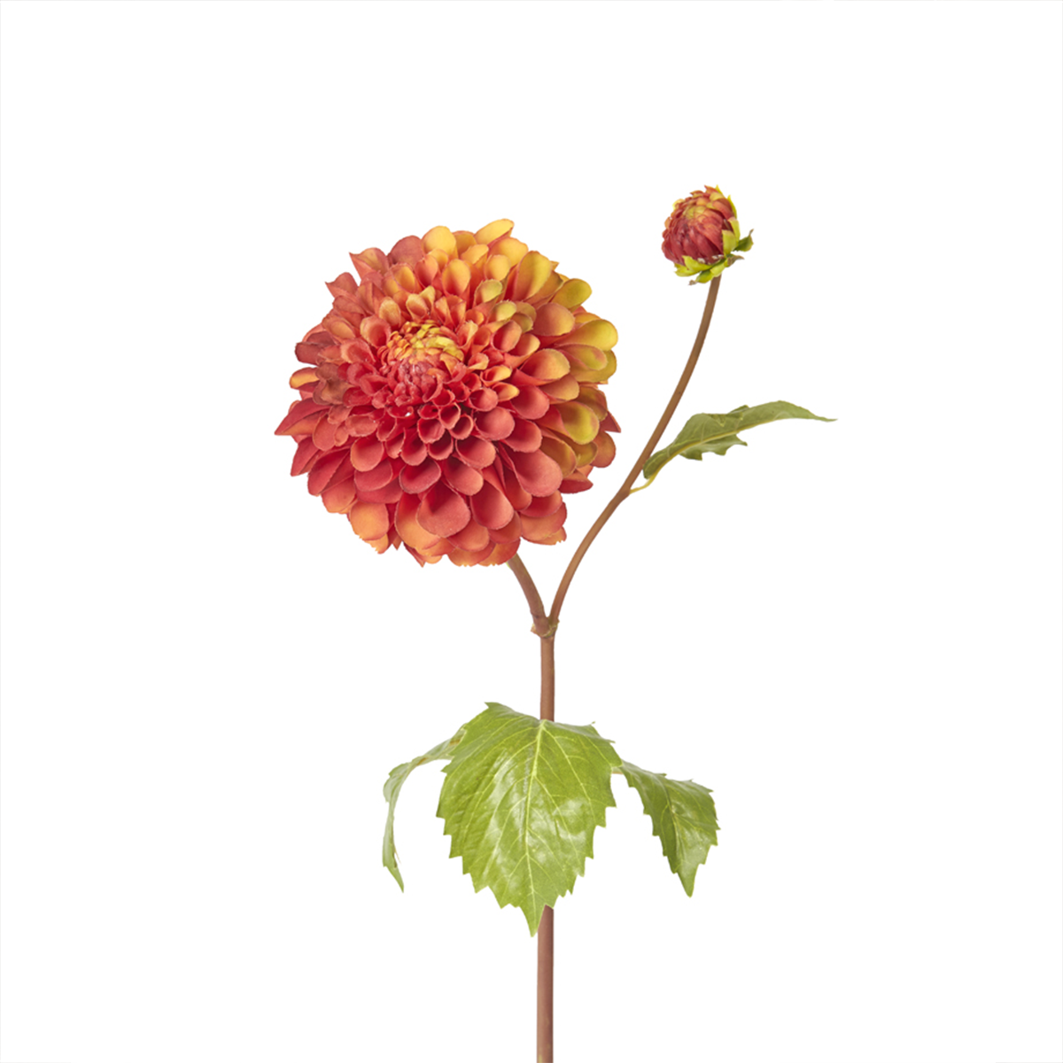 sia-deco-noah-dahlia-denitsa-fleur-artificielle-orange-50-cm image 1