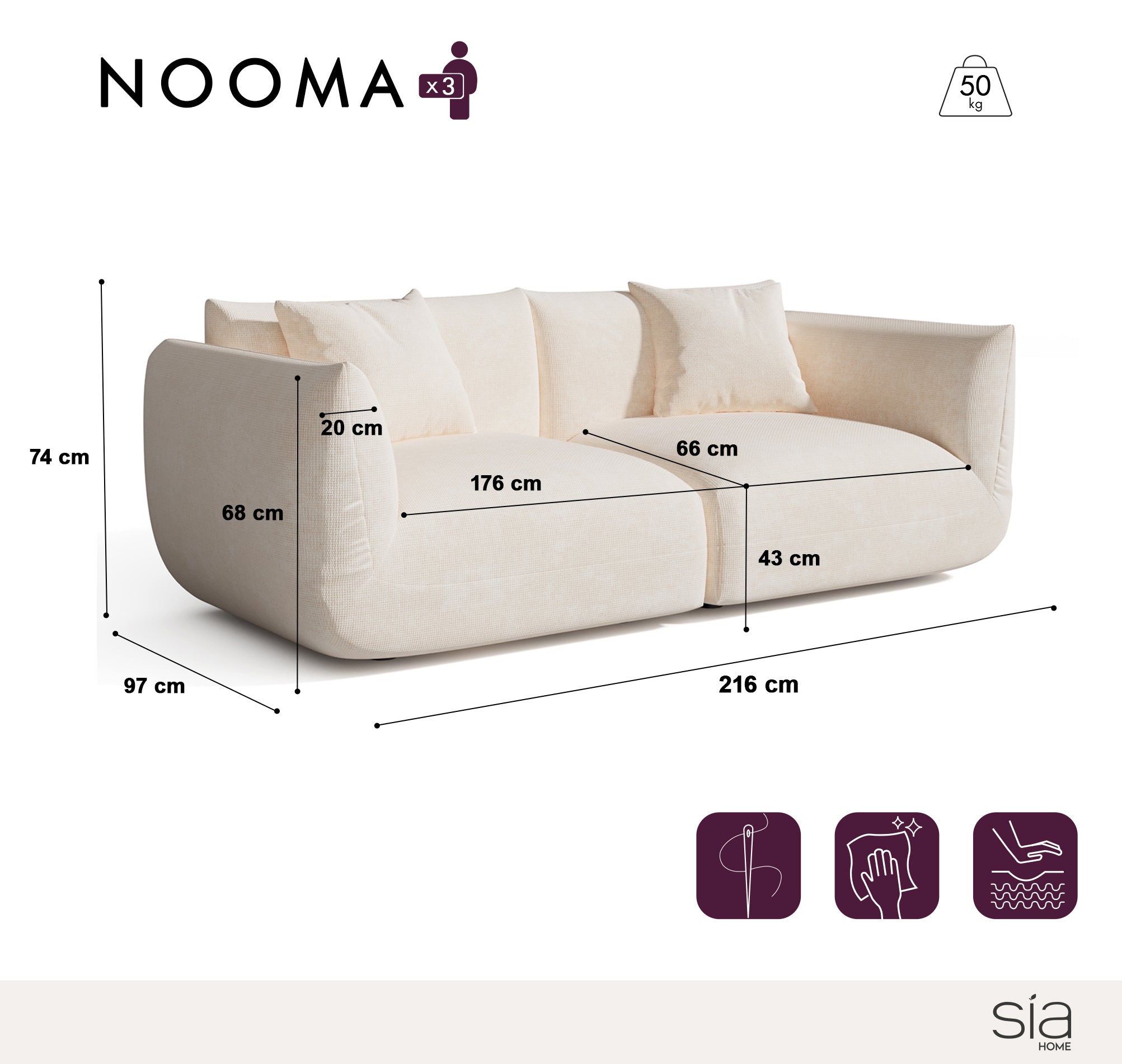 sia-deco-nooma-canap-modulable-3-places-216-cm-droit image 5