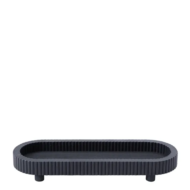sia-deco-arlo-palma-plateau-d-coratif-bois-noir-45-cm image 1