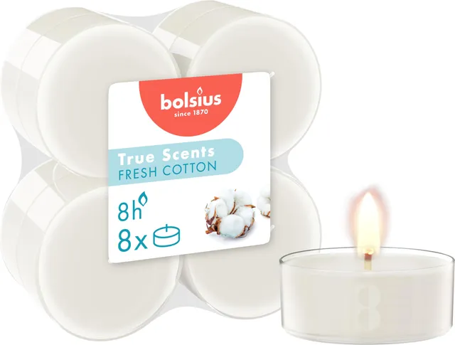 bolsius-chauffe-plat-parfum-coton-frais-lot-8x8h image 1