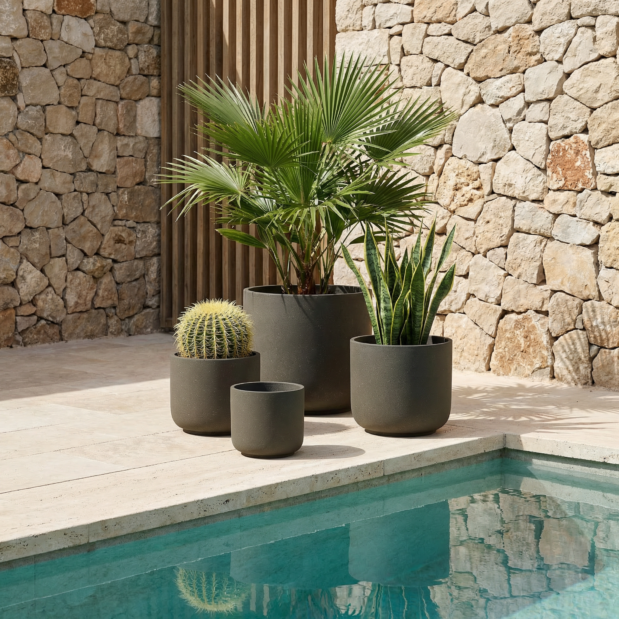 sia-antica-terra-lot-4-cache-pots-marron-granito image 2