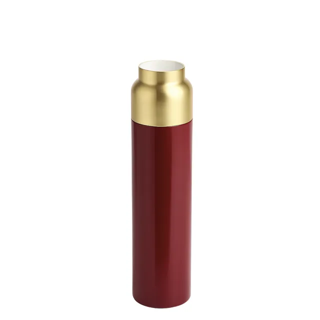 sia-antica-vase-enamel-fer-rouge-et-dor-30-cm image 1