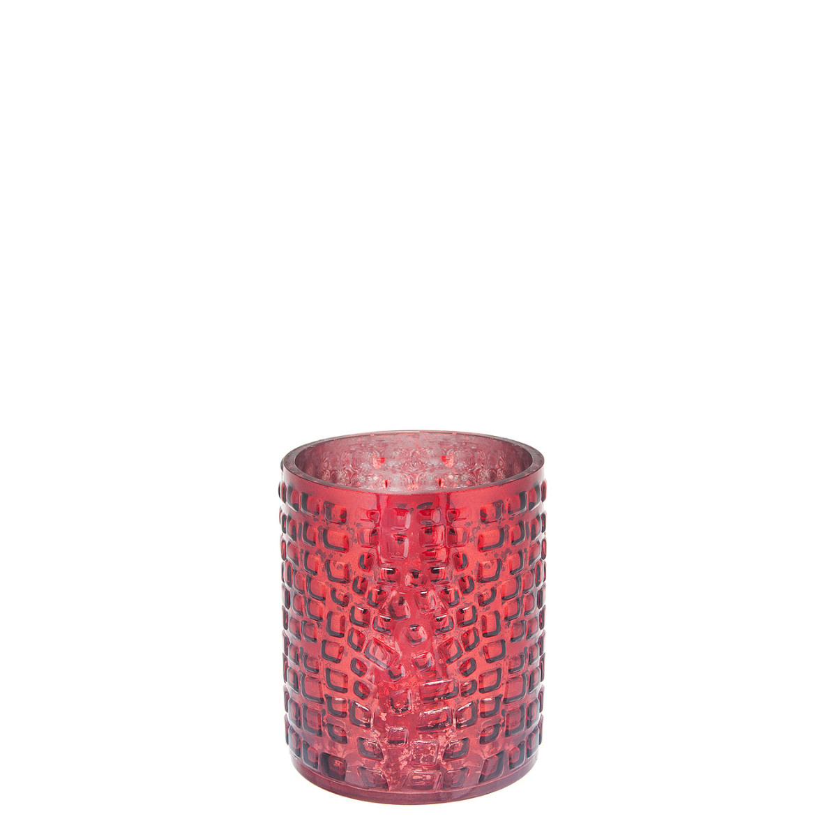 sia-nora-lizard-photophore-verre-rouge-18-cm image 1