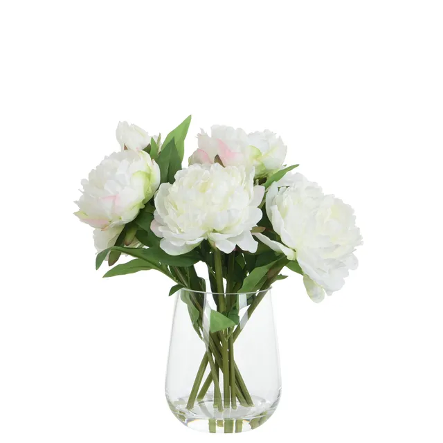 sia-deco-noah-composition-pivoines-vase-blanc-40-cm image 1