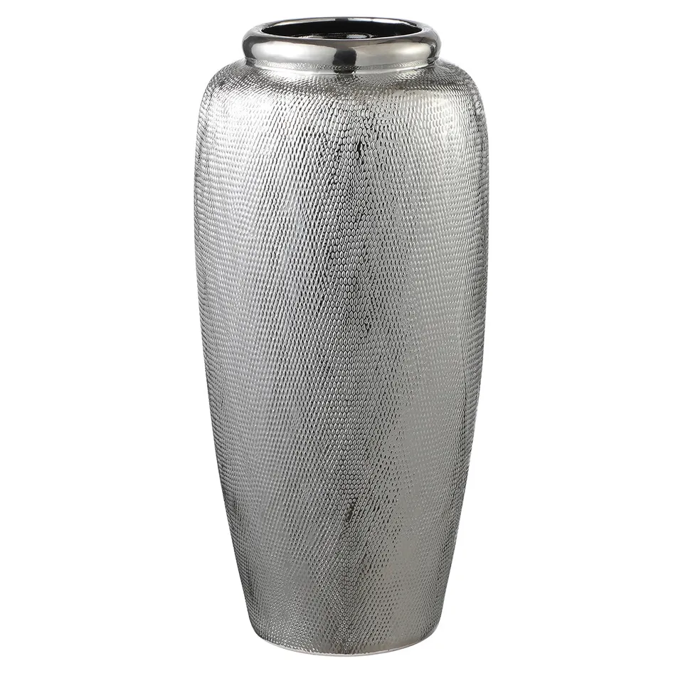sia-deco-antica-vase-c-ramique-silver-tr-s-51cm-argent image 1