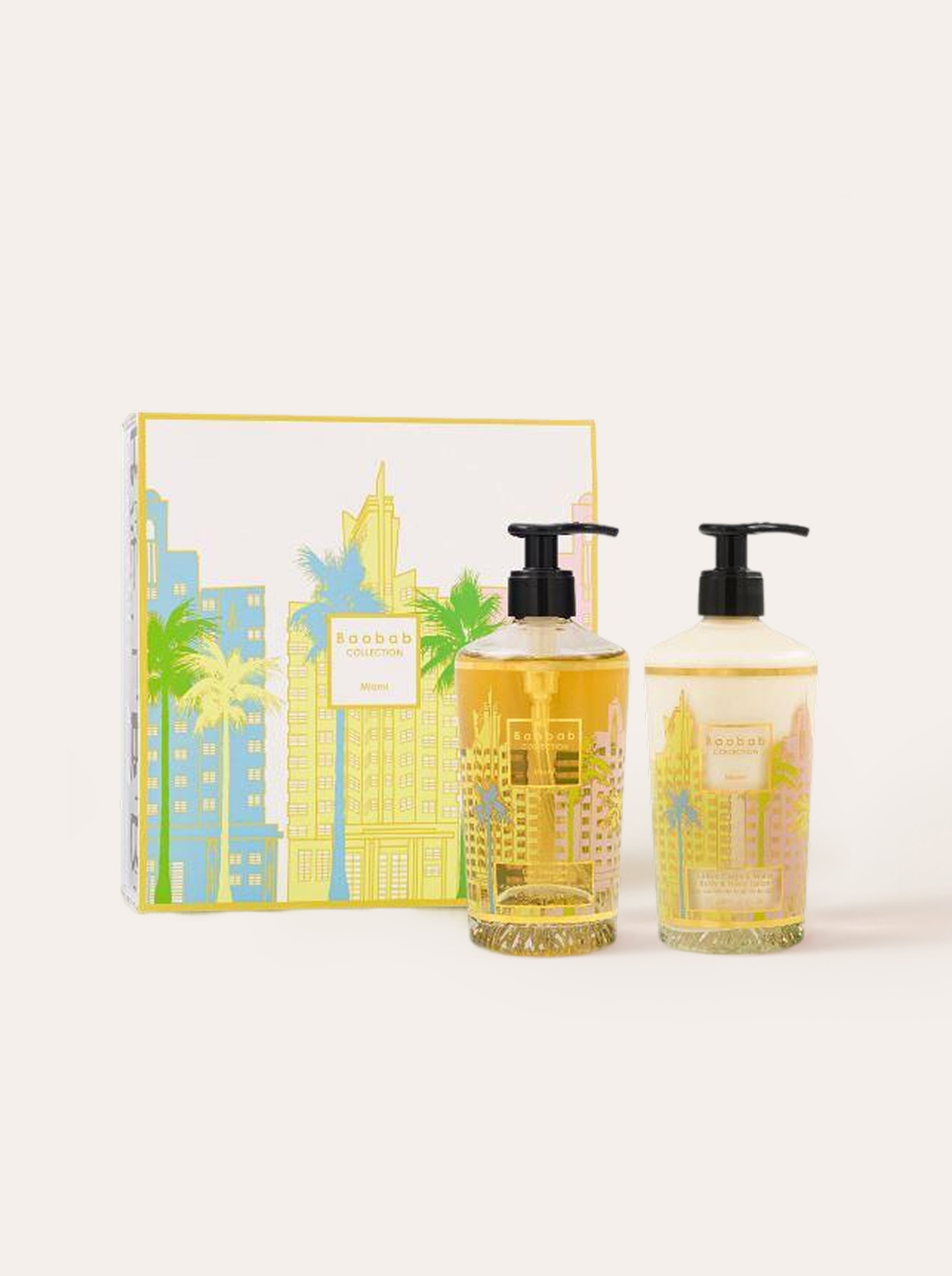 baobab-collection-my-first-baobab-miami-coffret-lotion-gel-2x350ml image 1