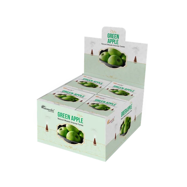 aromatika-vedic-c-nes-d-encens-120-pomme-verte-frais image 1