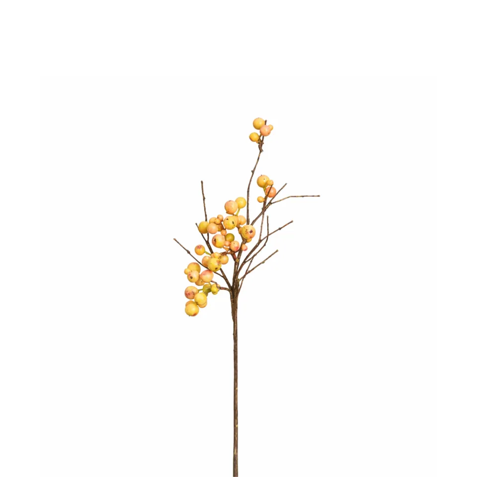 sia-deco-noah-baies-sauvages-branche-artificielle-jaune-45-cm image 1