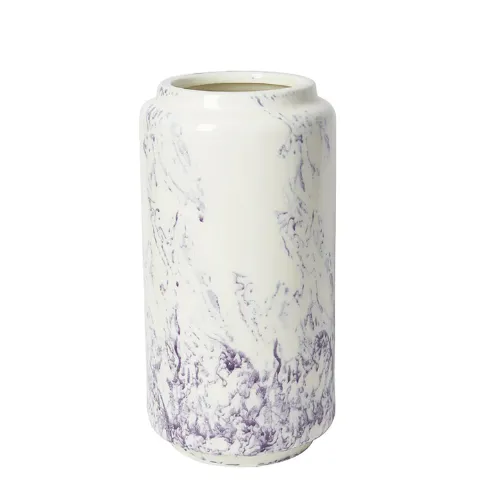 sia-deco-antica-vase-marbre-c-ramique-40-cm-blanc image 1