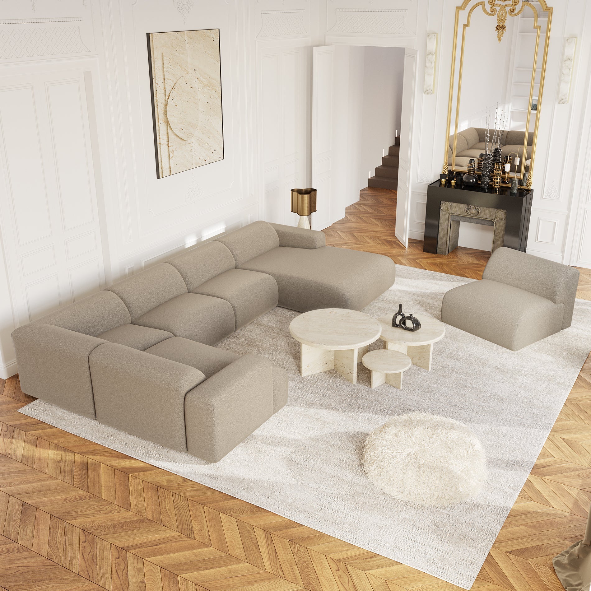 sia-deco-myra-canap-panoramique-droit-taupe-5-places image 8