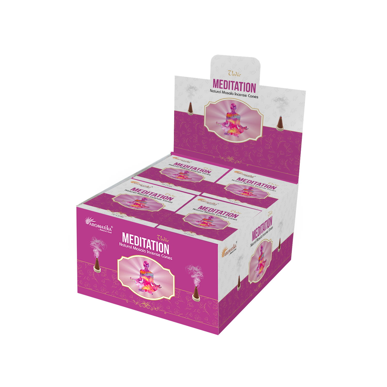 aromatika-vedic-c-nes-d-encens-m-ditation-lot-120 image 1
