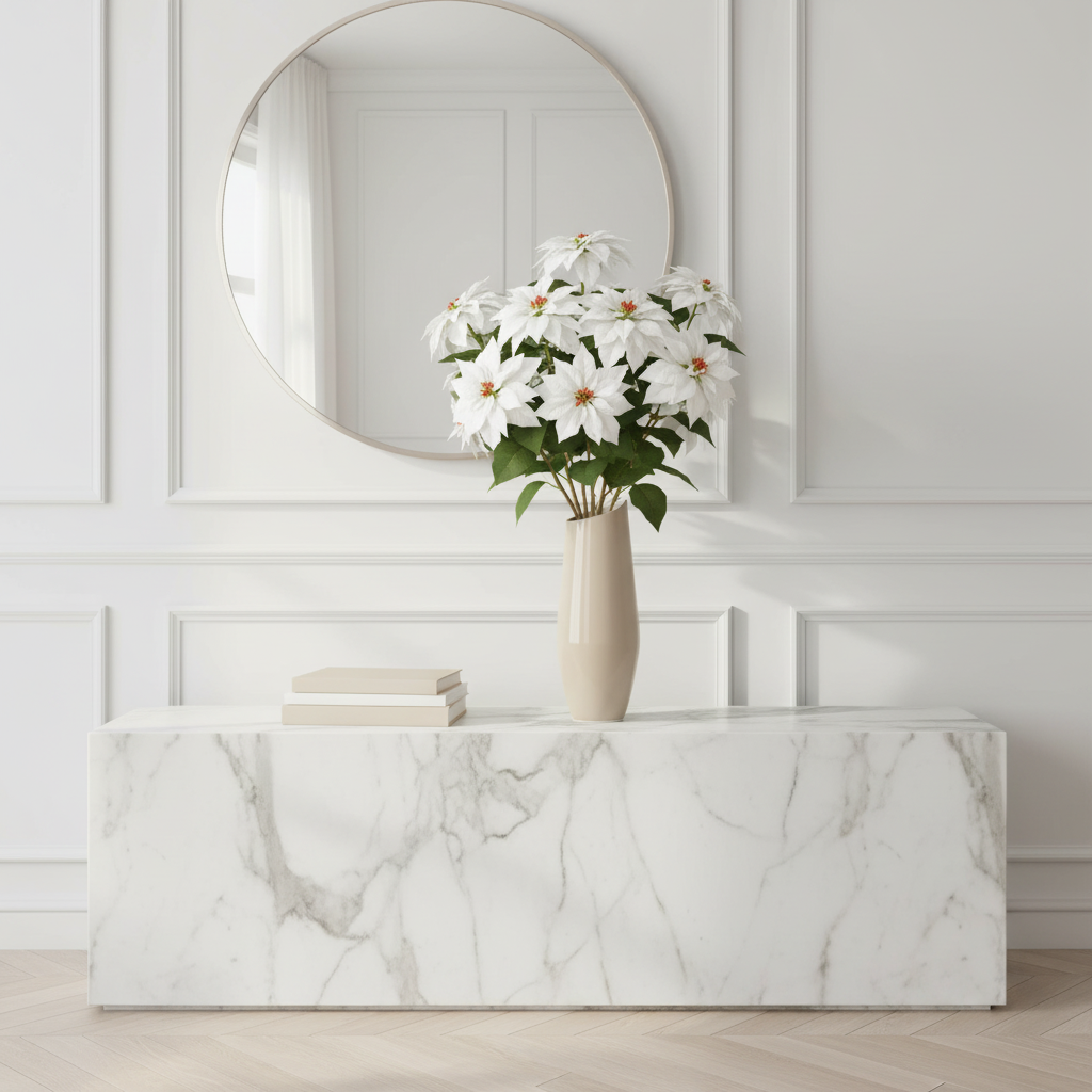 sia-noah-tige-poinsettia-blanc-fleur-artificielle-89-cm image 2