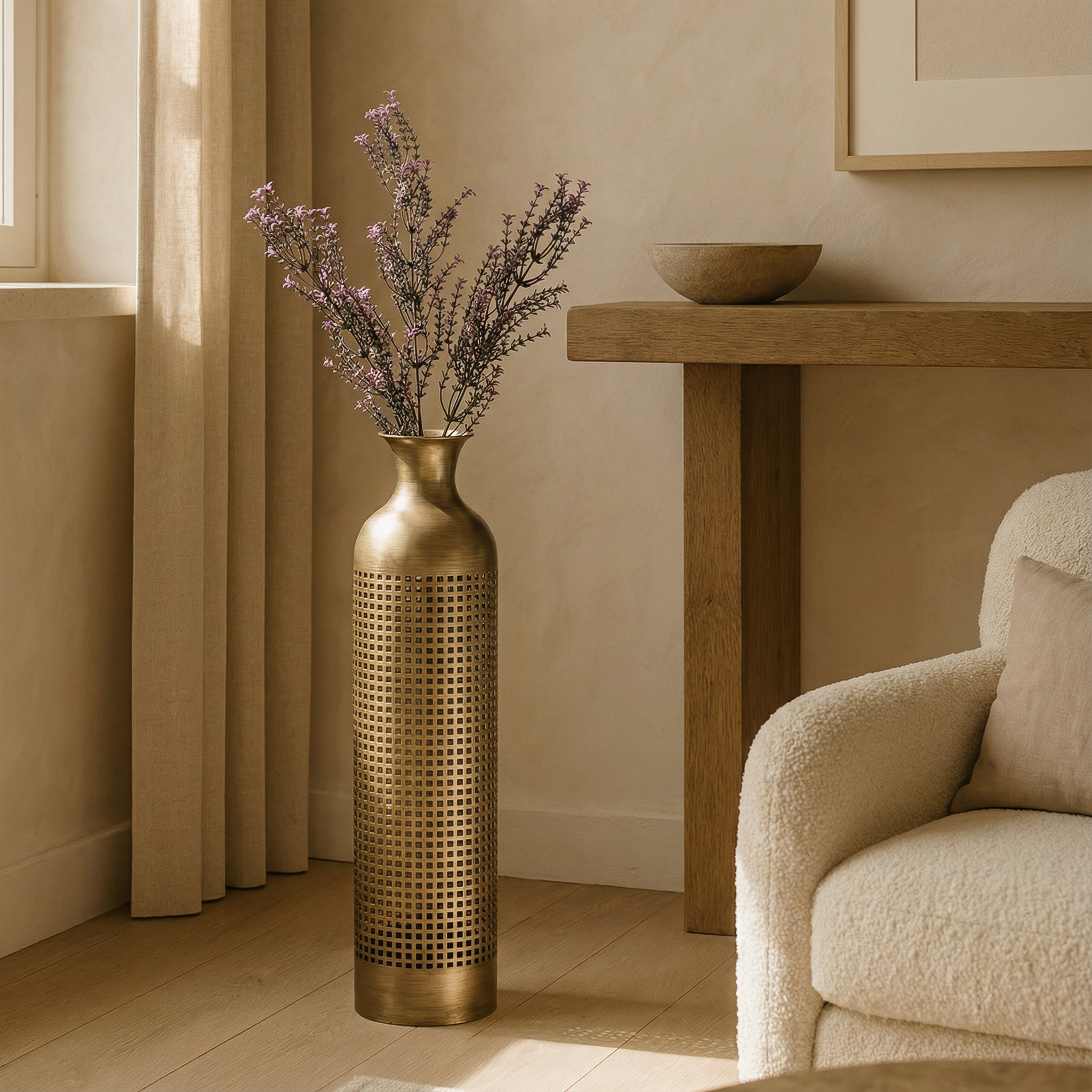 sia-antica-vase-maze-80-cm-m-tal-dor-ajour image 2