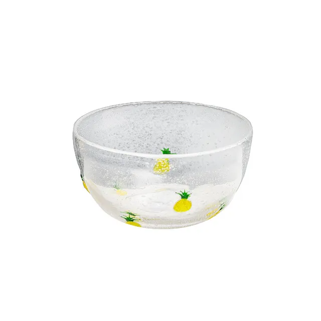 sia-deco-oasis-bol-verre-transparent-ananas-14-cm image 1