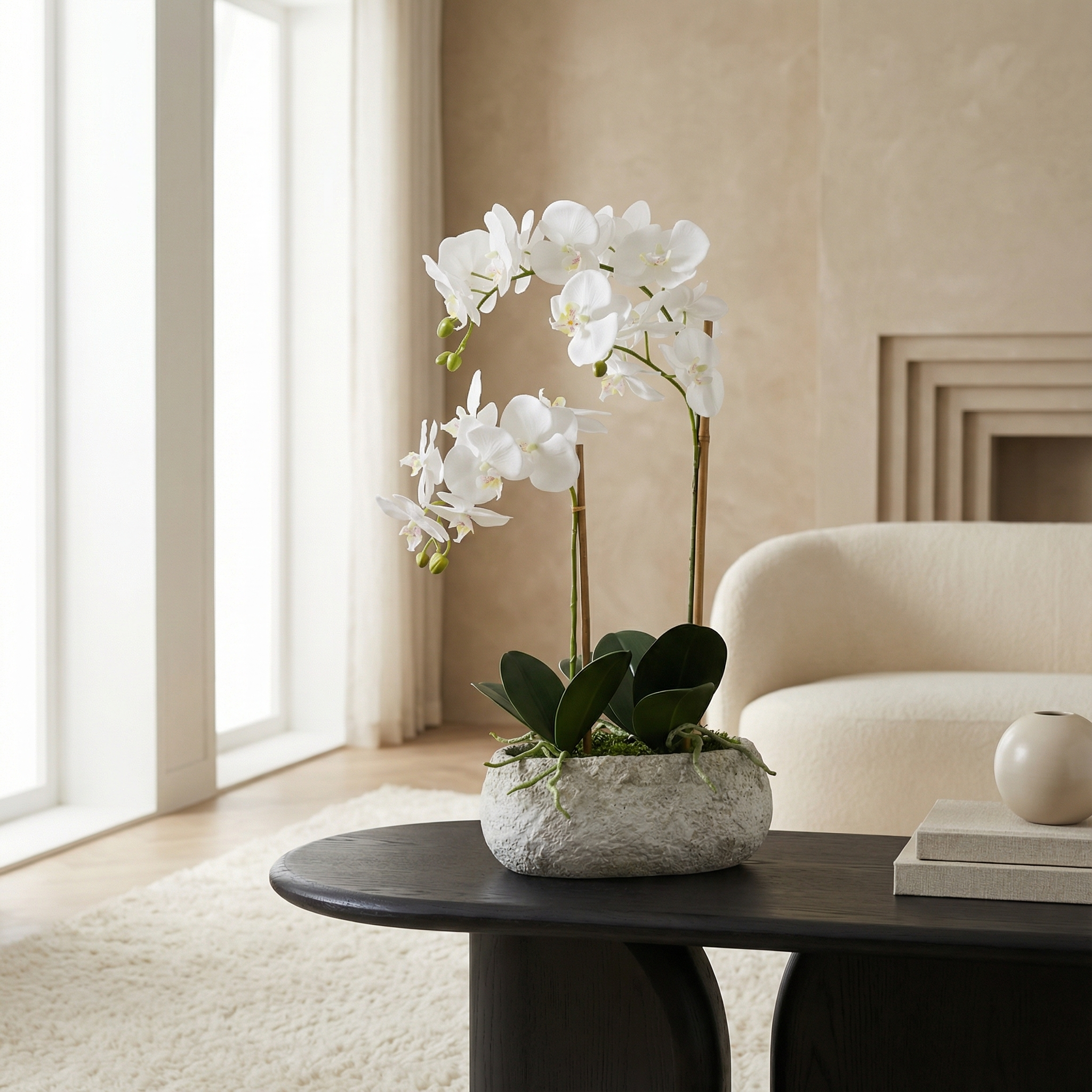 sia-deco-noah-s-r-na-orchid-e-artificielle-blanc-pot-65-cm image 2