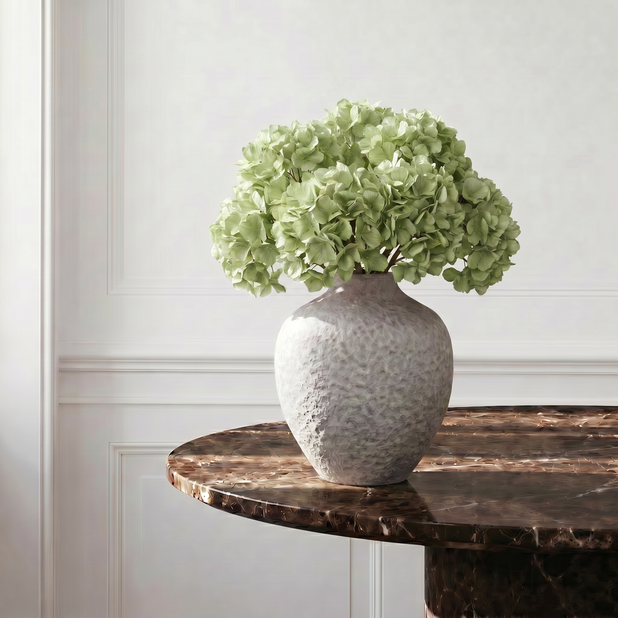 sia-deco-noah-tige-hortensia-artificiel-vert-63-cm-volume image 3