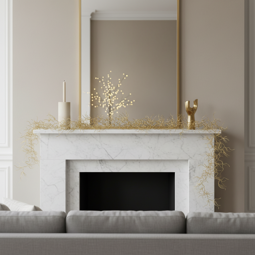 sia-deco-noah-guirlande-racines-artificielle-dor-82-cm image 3