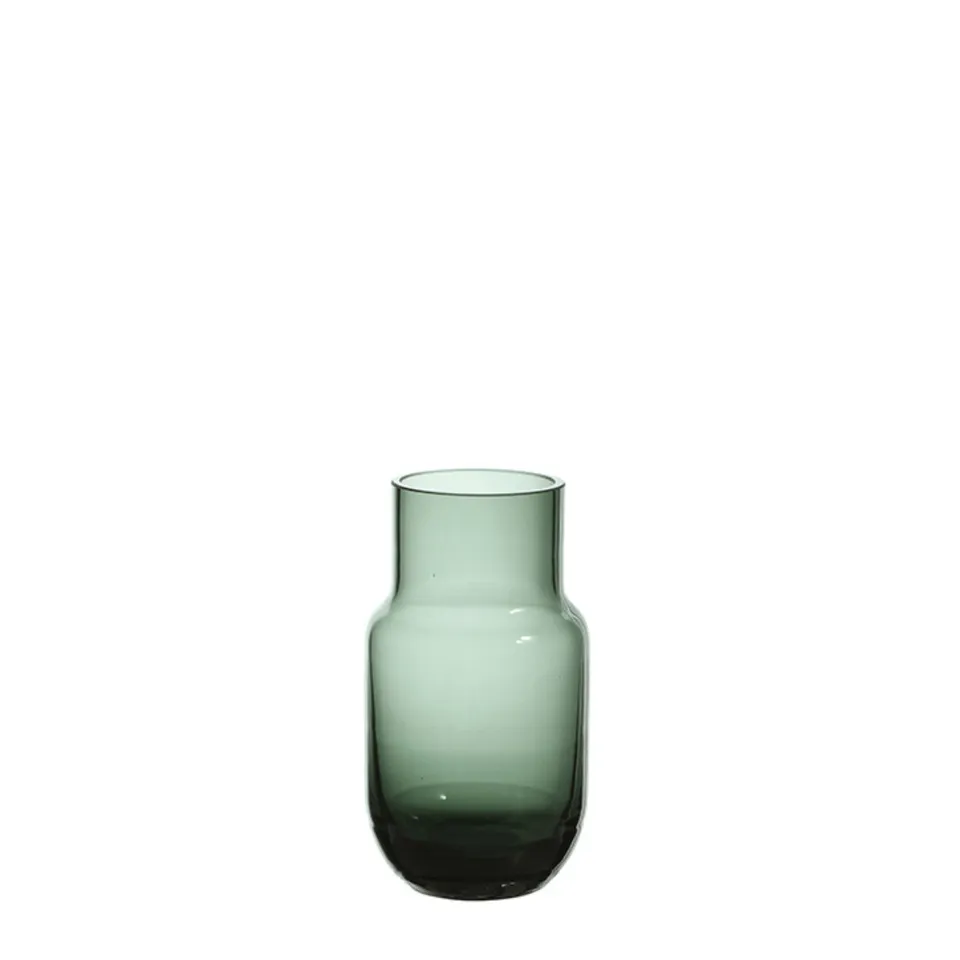 sia-deco-antica-vase-bottle-verre-vert-12-cm image 1