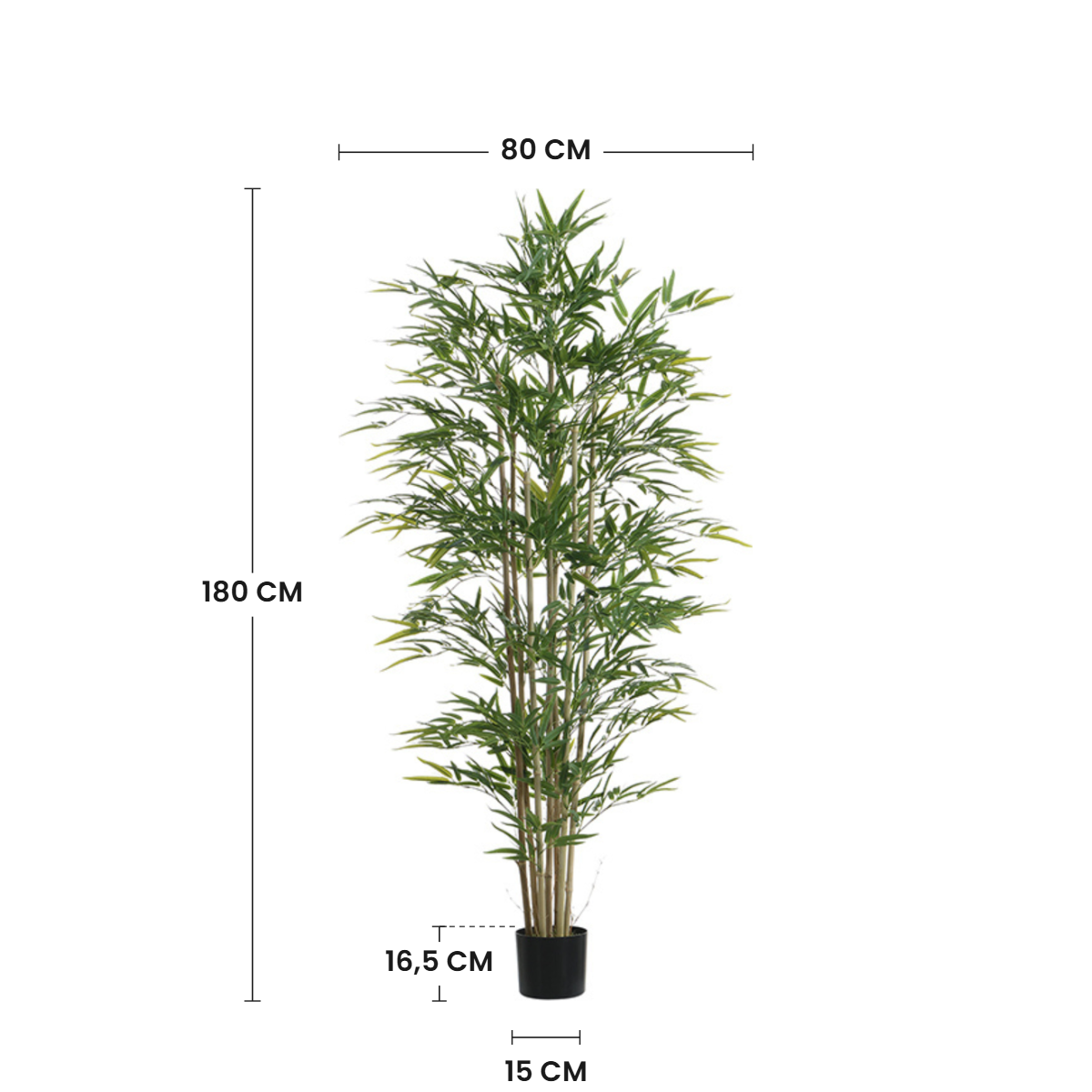 sia-noah-bambou-arbre-artificiel-vert-en-pot-180-cm image 3