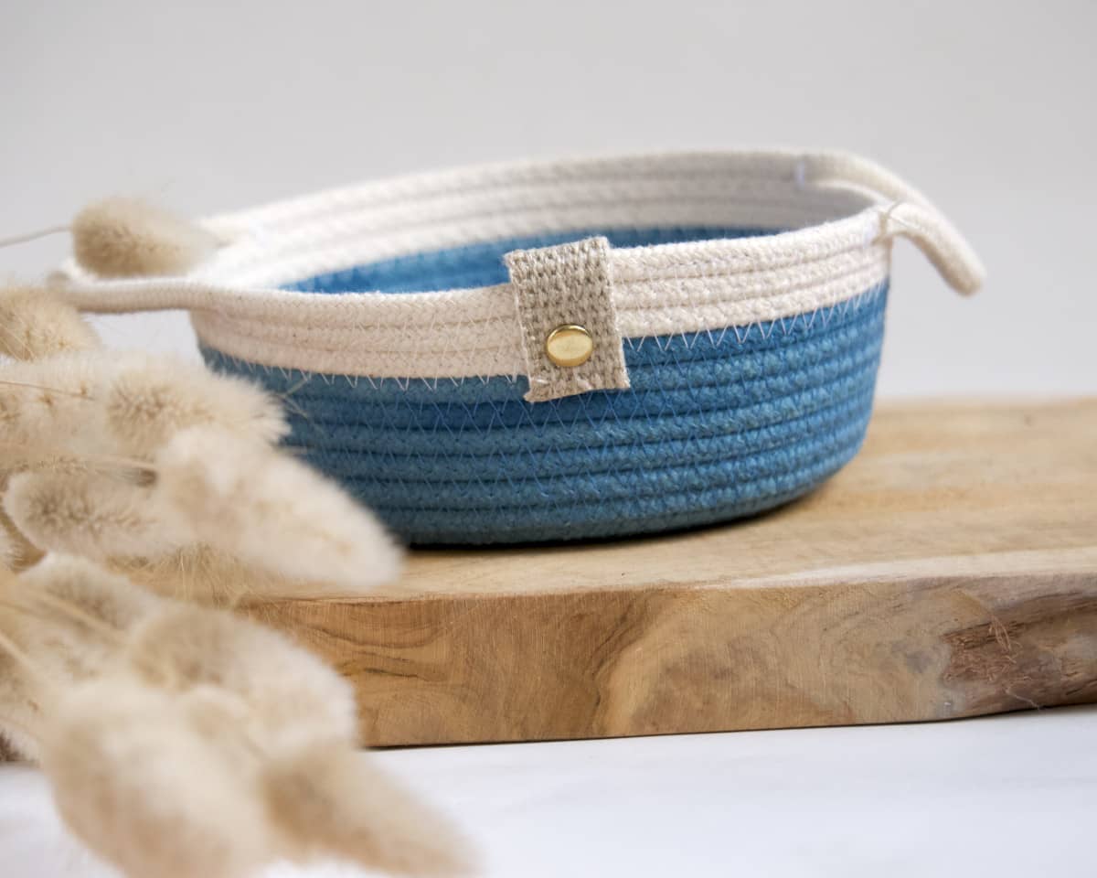 am-cla-paniers-rangement-corbeille-bleu-indigo-anses-coton image 4