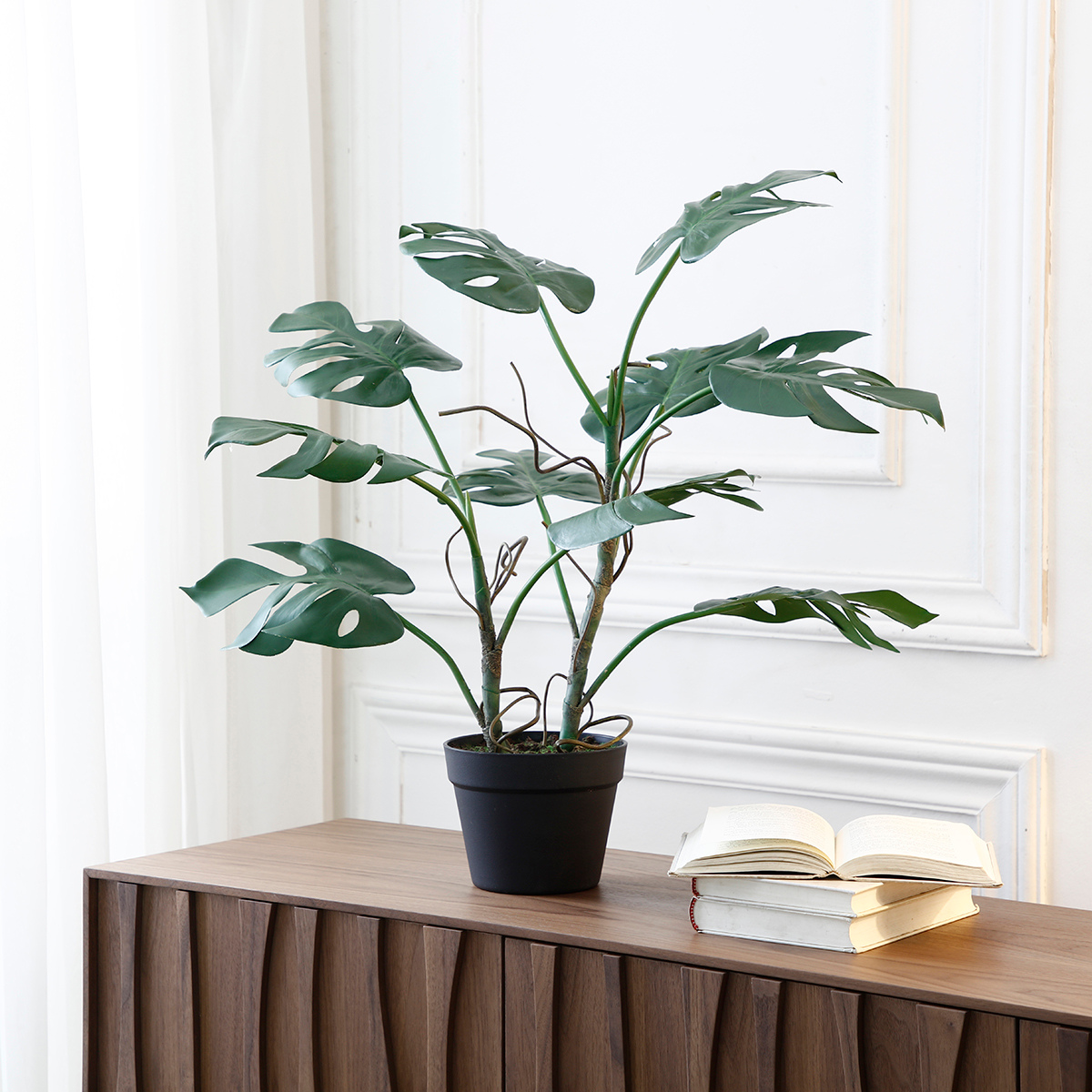 sia-deco-noah-monstera-artificielle-verte-75-cm-en-pot image 2