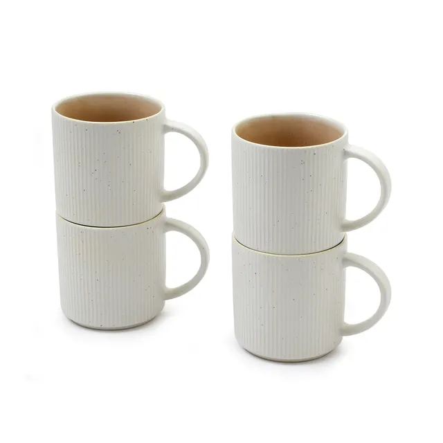 sia-alba-amsterdam-lot-4-tasses-beige-en-gr-s image 1