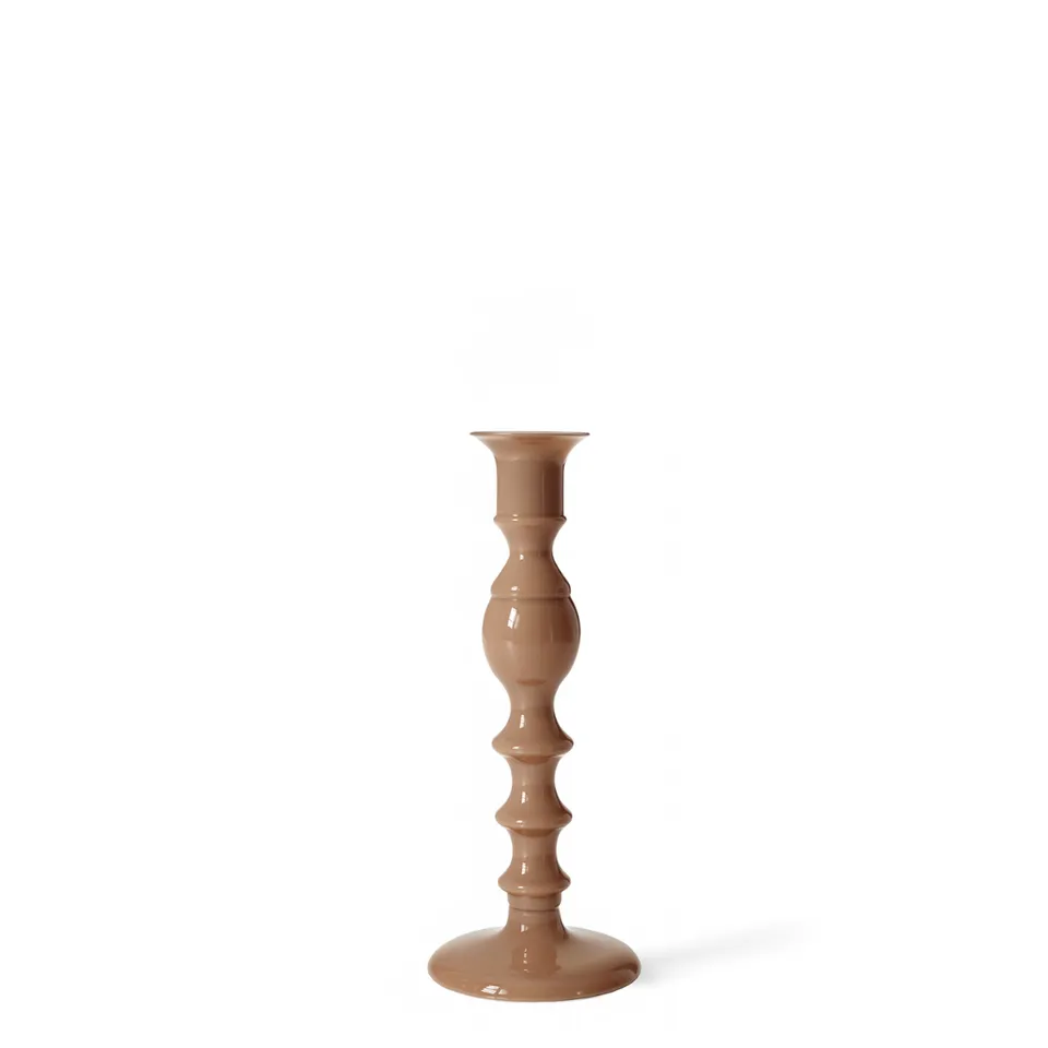 sia-nora-nude-bougeoir-beige-22-cm-verre image 1