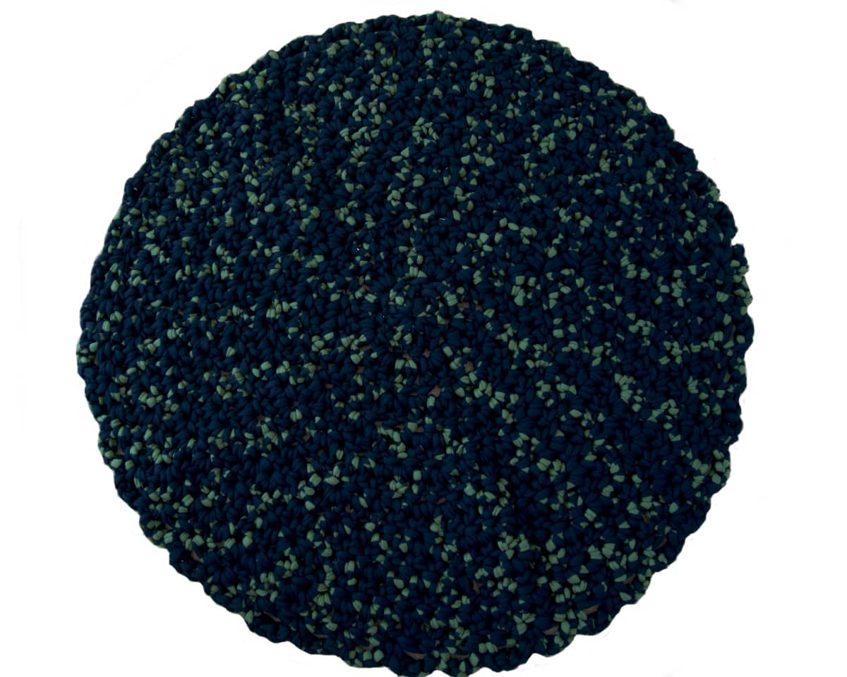am-cla-tapis-rond-crochet-noir-vert-75-cm-coton-recycl image 7