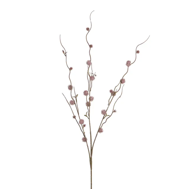 sia-deco-noah-branche-chardon-boule-88-cm-rose-p-le image 1