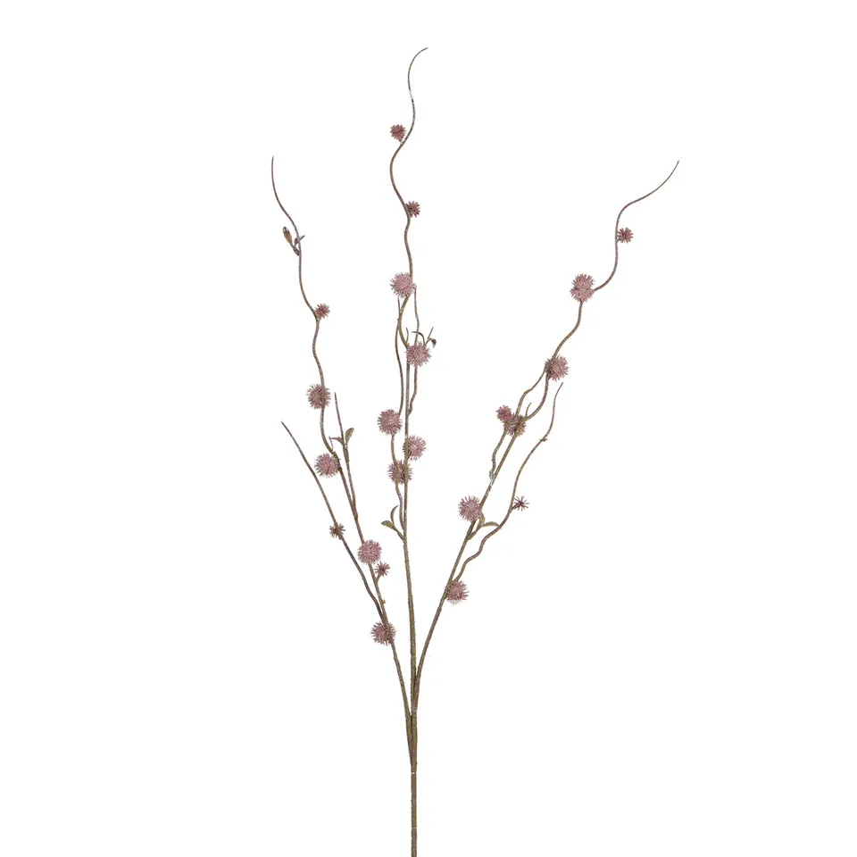 sia-deco-noah-branche-chardon-boule-88-cm-rose-p-le image 1