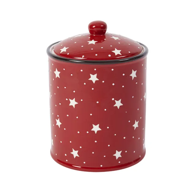 sia-deco-alba-holly-jarre-c-ramique-rouge-20-cm image 1