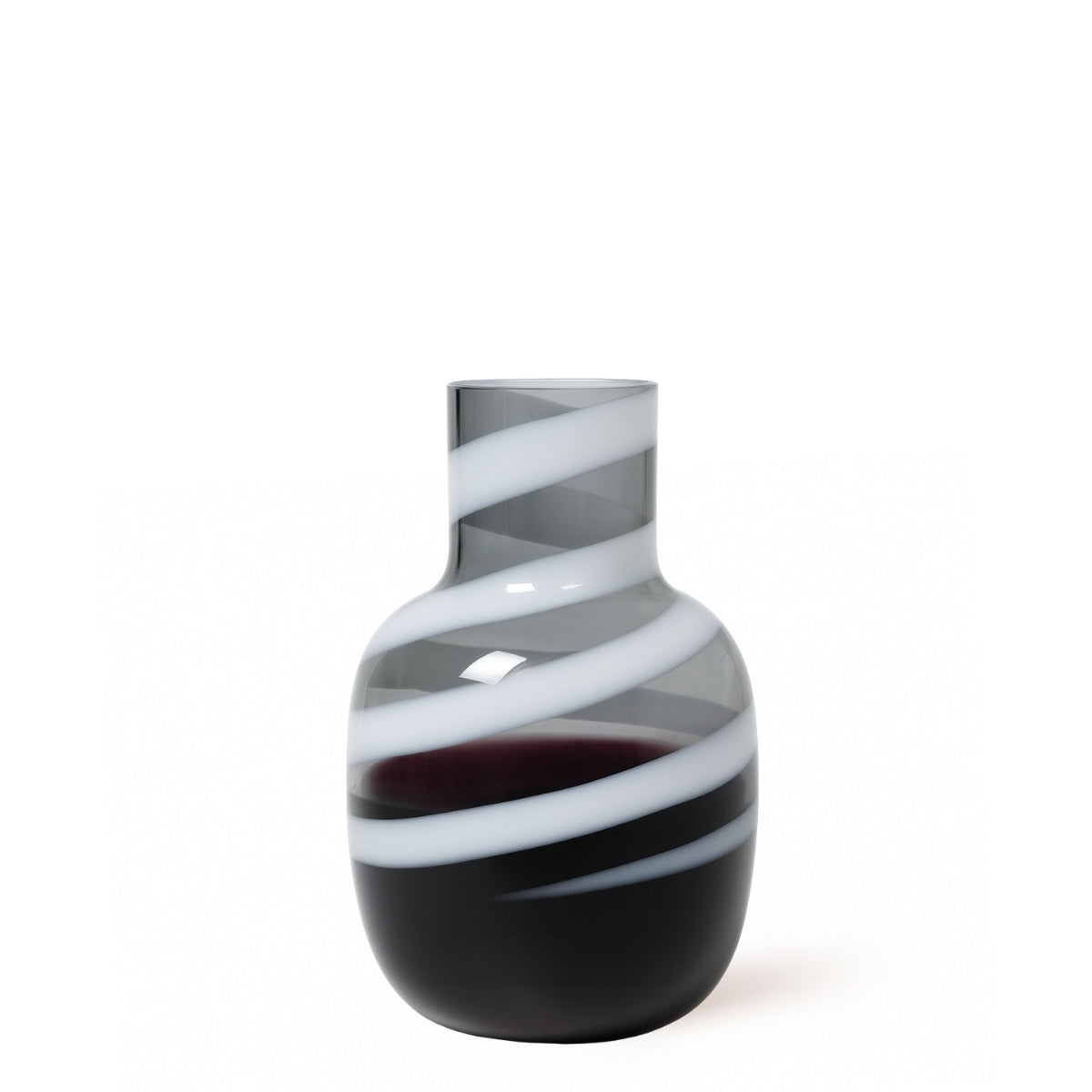 sia-antica-spirale-vase-verre-32-cm-marron image 3