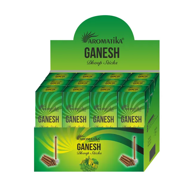 aromatika-dhoop-ganesh-encens-indien-120-b-tons-pri-re image 1