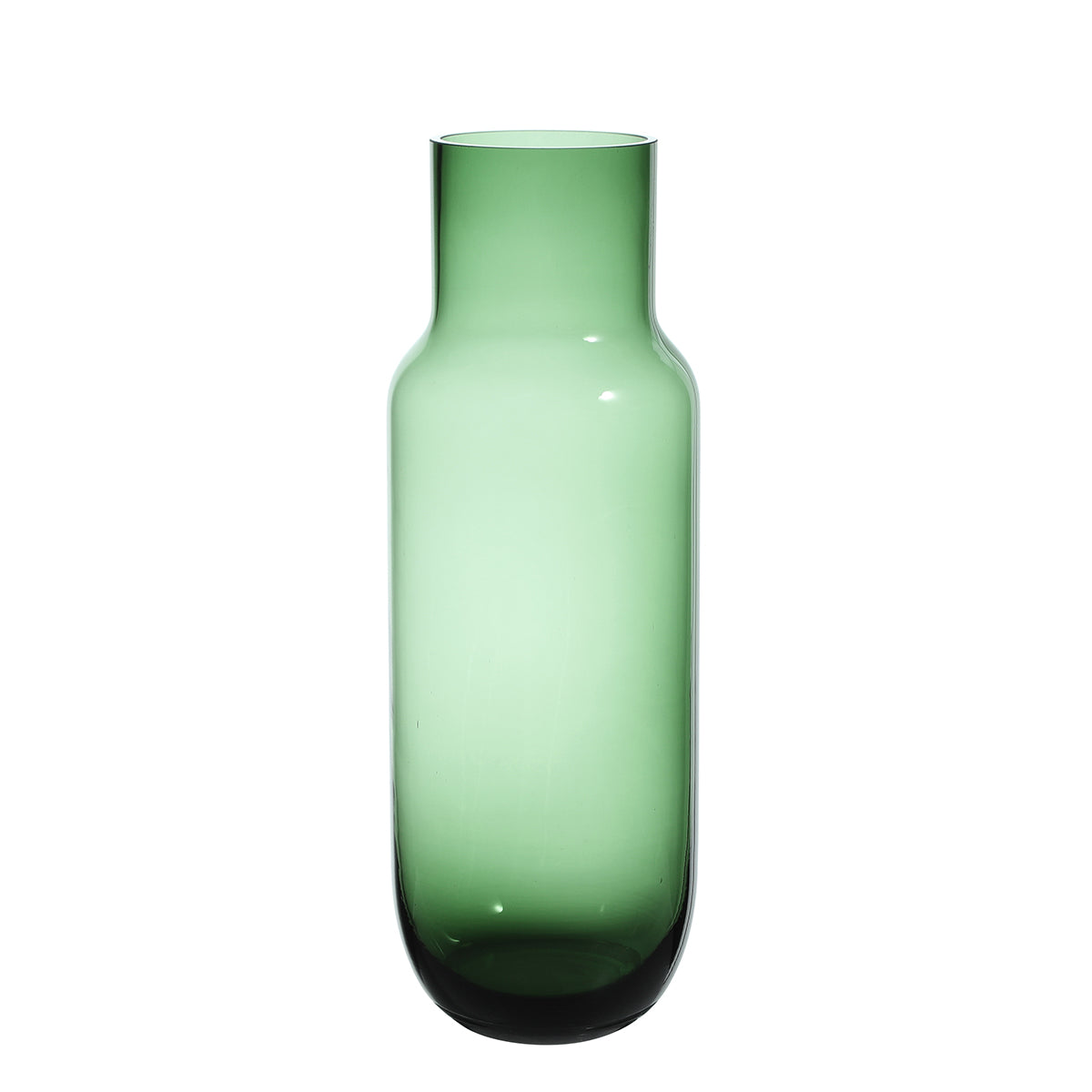 sia-antica-vase-bottle-42-cm-bleu-verre-transparent image 1