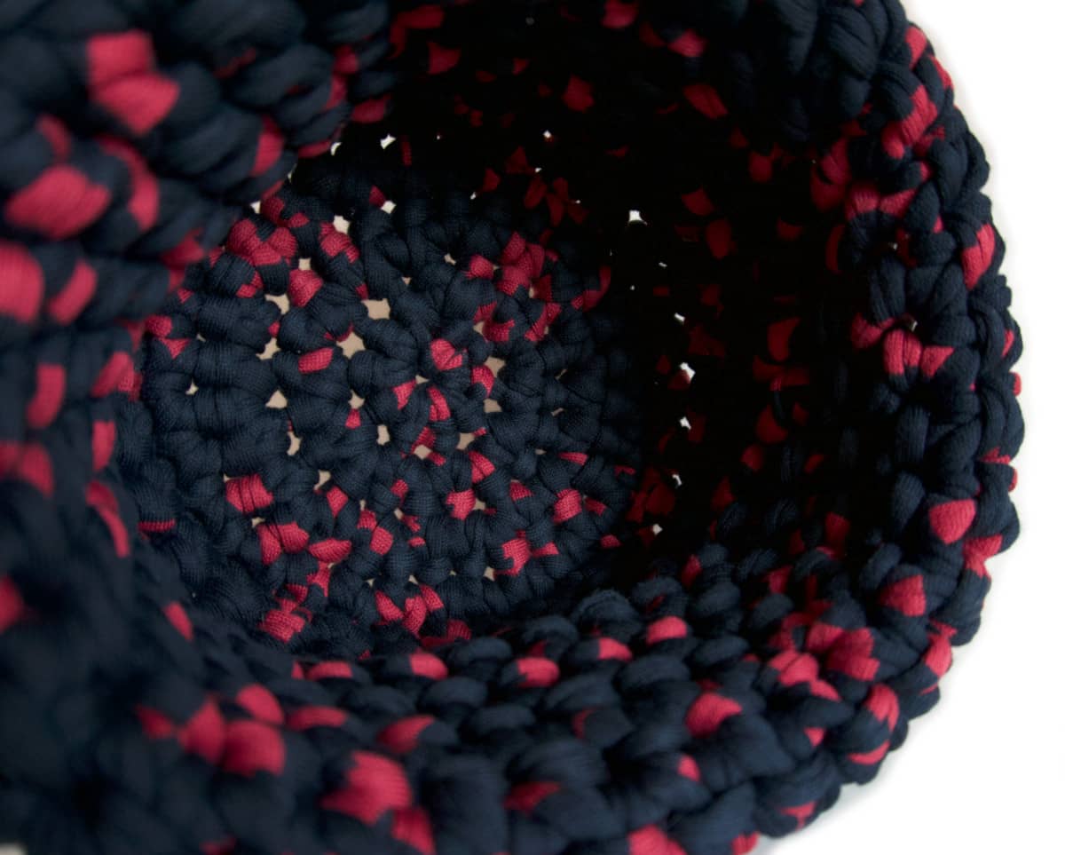 am-cla-paniers-rangement-panier-crochet-rouge-et-noir-coton-recycl image 3