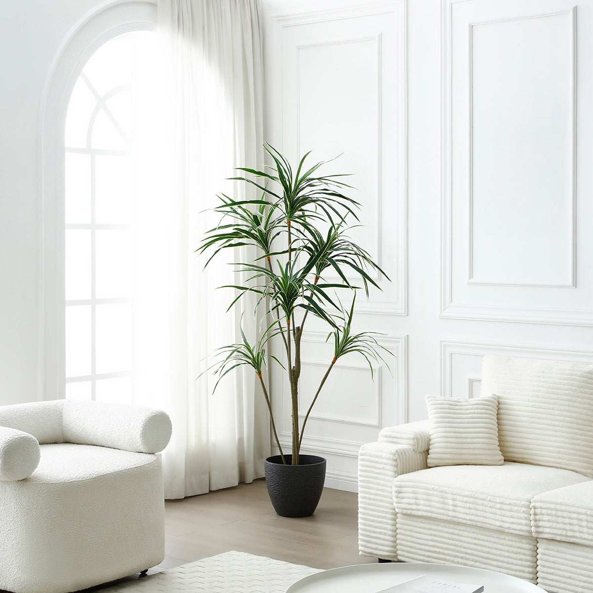 sia-noah-yucca-artificiel-vert-en-pot-190-cm-rosettes image 2
