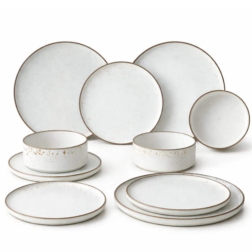 sia-deco-alba-service-karlstad-16-pi-ces-blanc-marron-gr-s-27-cm image 1