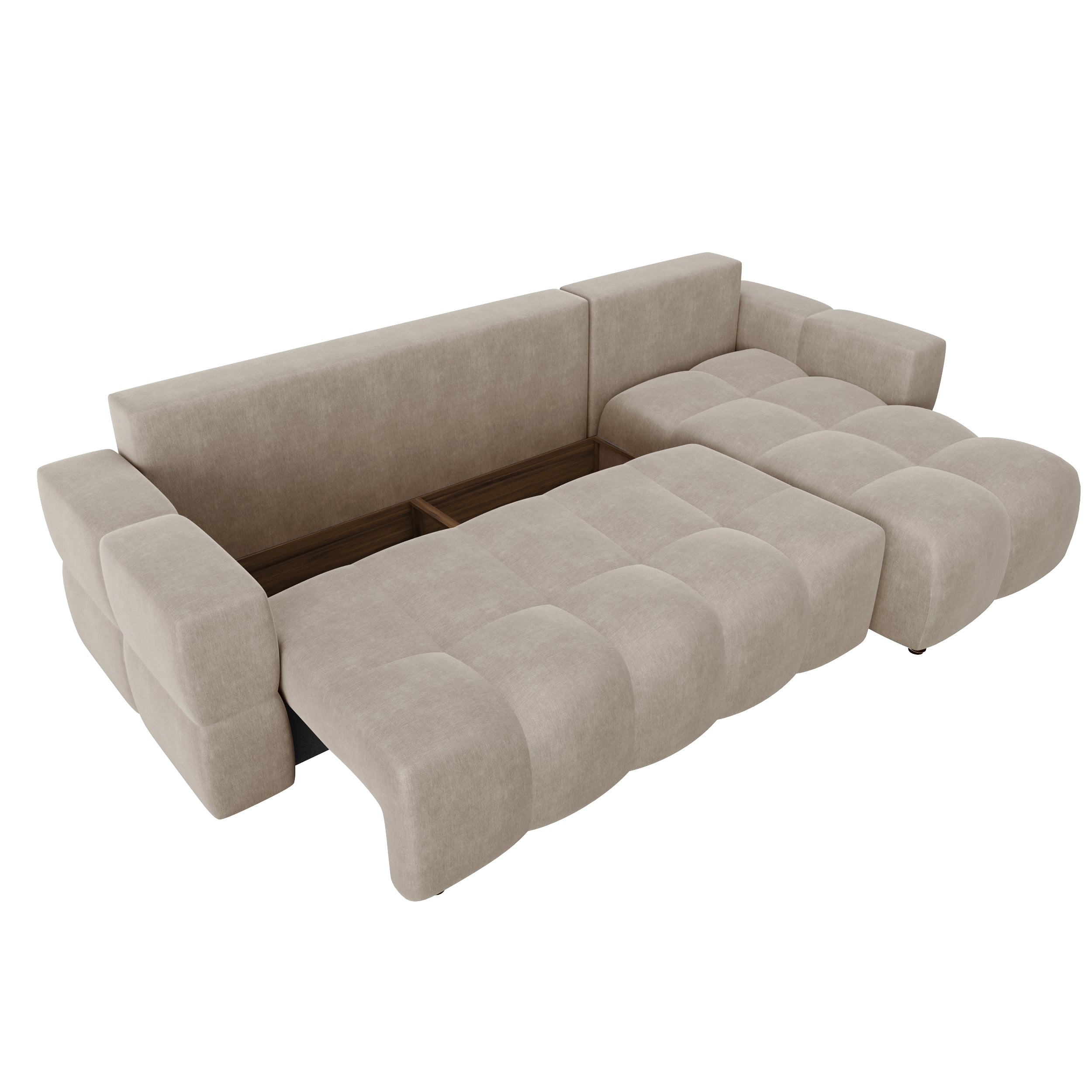 sia-deco-gabriel-canap-convertible-angle-droit-taupe-5-places image 6